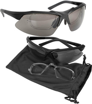 Black Shatterproof Tactical Eyewear Kit