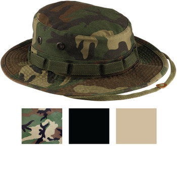 ARMYU Tactical Boonie Hat Military Camo Bucket Wide Brim Sun