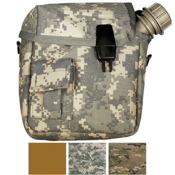 2 Quart Bladder Canteen Cover MOLLE Enhanced Military Nylon Camo Travel Camping 2 Quart Bladder Canteen Cover MOLLE Enhanced Military Nylon Camo Travel Camping