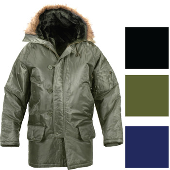 Cold Weather N-3B Military Snorkel Parka Jacket Long Insulated N3B Winter Coat Cold Weather N-3B Military Snorkel Parka Jacket Long Insulated N3B Winter Coat
