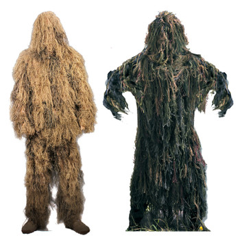 Lightweight Ghillie Suit Hunting Paintball Camo Complete Jacket & Pants Set  Lightweight Ghillie Suit Hunting Paintball Camo Complete Jacket & Pants Set