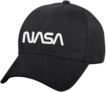 Black NASA Worm Logo Low Profile Hat Baseball Official Space Logo Cap Black NASA Worm Logo Low Profile Hat Baseball Official Space Logo Cap