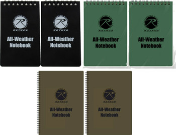 2 Pack Waterproof Spiral Notebook All Weather Paper Outdoor Rain Notepad 2 Pack Waterproof Spiral Notebook All Weather Paper Outdoor Rain Notepad