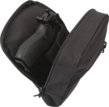 Black MOLLE Concealed Carry Safe & Secure Travel Gun Pouch Black MOLLE Concealed Carry Safe & Secure Travel Gun Pouch