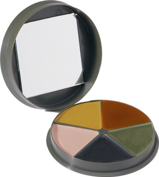 Camouflage Face Paint with Round Case & Mirror 5 Color Camouflage Face Paint with Round Case & Mirror 5 Color
