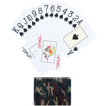 Woodland Camouflage Novelty Playing Cards Deck  Woodland Camouflage Novelty Playing Cards Deck