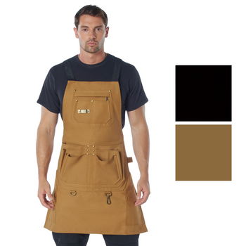 Heavy-Duty Full-Body Canvas Work Apron