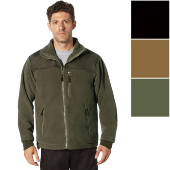 Special Ops Fleece Jacket - Tactical Concealed Carry Heavyweight Full Zip Sweatshirt