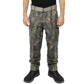 Smokey Branch Camo Denim BDU Cargo Pants, 100% Cotton Outdoors Trousers Jeans Rugged Camouflage Work Pants