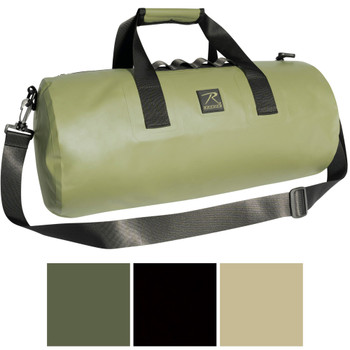 Waveguard Heavy-Duty Waterproof Duffle Bag – Outdoor Watertight Kayak Bag 19” x 9”