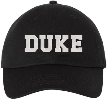 DUKE Embroidered Dad Hat Adjustable Baseball Cap Strapback Low Profile Cap