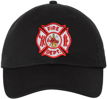Fire Dept Hat Fire Department Cap Embroidered Dad Hat Adjustable Firefighter Baseball Cap