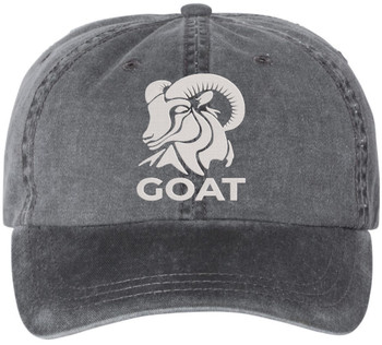 GOAT Embroidered Baseball Cap Funny Greatest of All Time Dad Hat