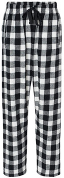 Women’s Flannel Lounge Pants, Buffalo Plaid Pajamas, Relaxed Fit with Drawstring Closure