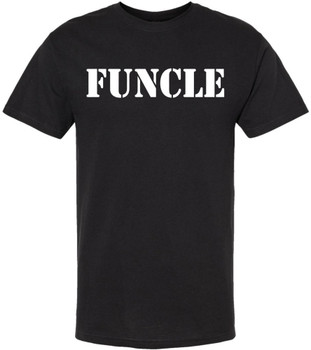 Funcle Printed T-Shirt Funny Sarcastic Humor 100% Cotton Crewneck Tee