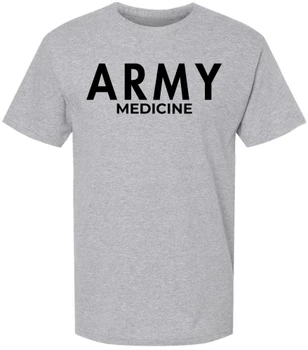 Army Medicine T-Shirt | U.S. Army Medical Corps Military Doctor & Medic Short Sleeve Crewneck PT Tee Shirt