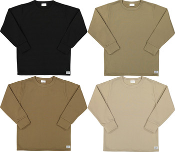 Men's Cold Weather Fleece-Lined Crew Neck Thermal ECWCS Undershirt Top Extreme Base Layer Shirt