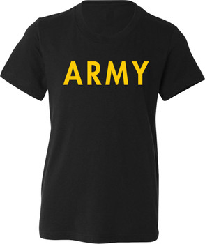 Kid's Army PT Style T-Shirt | U.S. Army Military Physical Training Infantry Child Boy Girl Tee Shirt