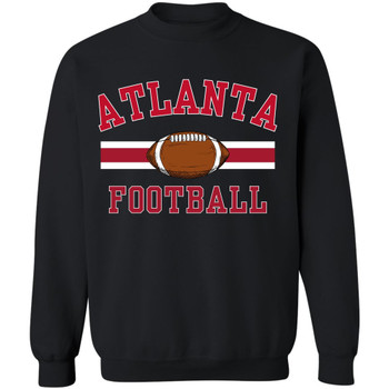 National Football US City League Teams Crewneck Sweatshirt | USA City Warm Sports Fan Gameday Pullover