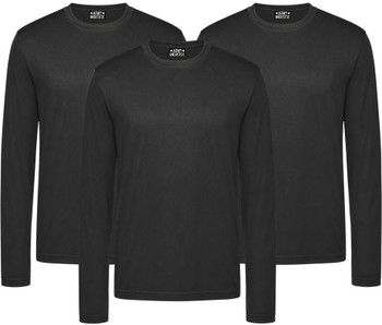 Army Universe Lightweight Breathable Long Sleeve T-Shirt 3 Pack, 100% Polyester Moisture Wicking Athletic Tee Shirt