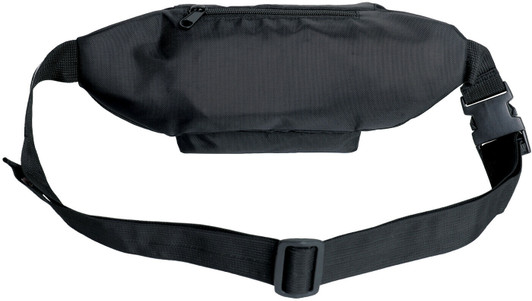Black Heavy Duty Waist Fanny Pack Crossbody Outdoor Sport Belt Strap Bag