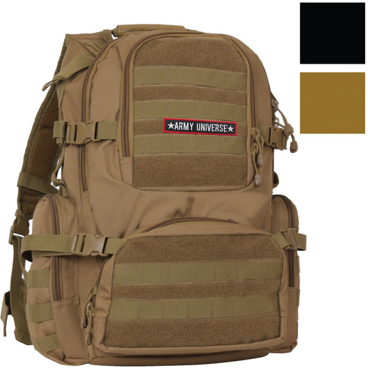 Large Tactical Assault Pack MOLLE Military Backpack Knapsack Army Bag Pockets