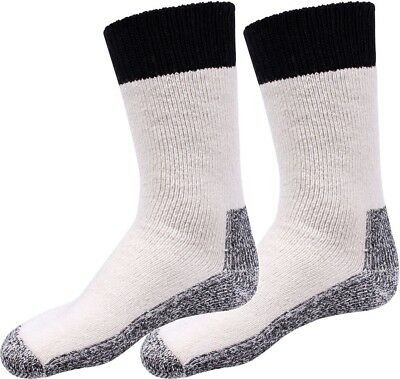 Heavyweight Thermal Boot Socks – Thick Insulated Winter Socks, USA Made Cold Weather Crew Socks (1 Pair)