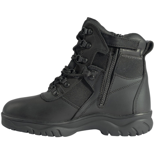 Black Military Blood Pathogen Resistant & Waterproof Tactical Boots 6"