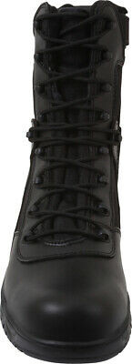 Black Forced Entry Tactical Boots Side Zipper Composite Toe 8 Inch