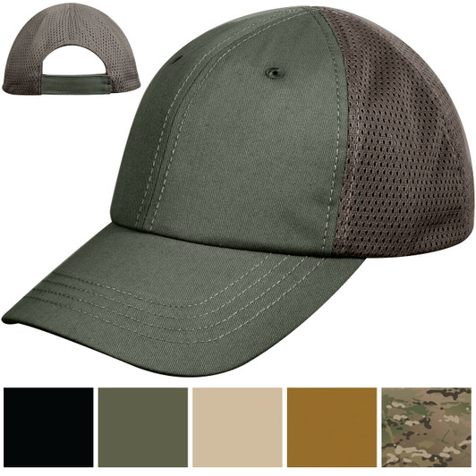 Tactical Mesh Cap Adjustable Military Ball Hat Lightweight Summer Breathable