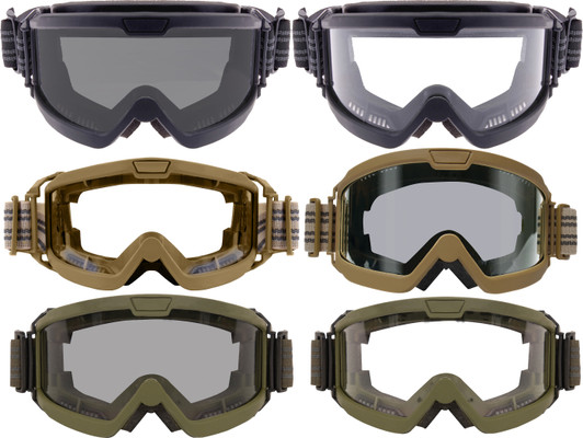 Tactical Ballistic Goggles OTG Anti-Fog Anti-Scratch UV 400 Military Lightweight