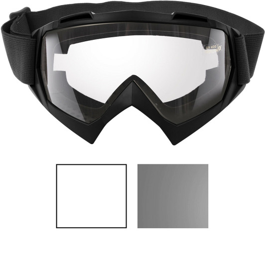 Tactical OTG Black Goggles Over The Glasses UV 400 Anti Scratch Fog Sand Dust