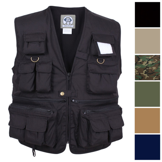 Uncle Milty Travelers Fishing & Photography Vest 17 Pockets Hunting Camping Vest