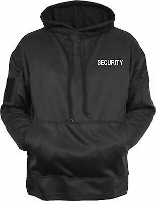 Black Security Concealed Carry Hoodie Sweatshirt Double Sided