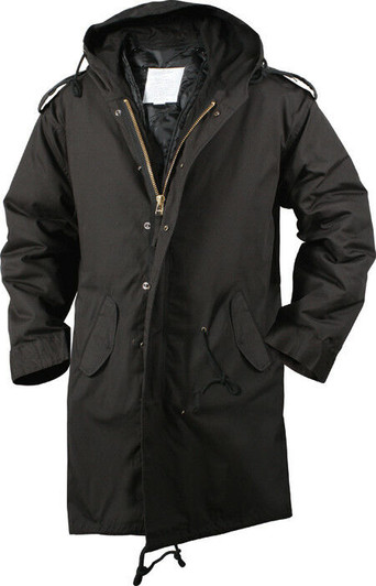 Military M-51 Fishtail Parka Hooded Army Field Winter Jacket Long
