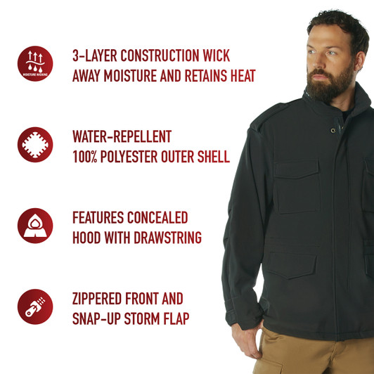 Soft Shell Waterproof Tactical Jacket Army M65 Military Light M-65 Field Coat