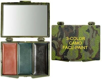 Camouflage Military Compact Face Paint (3 Color)