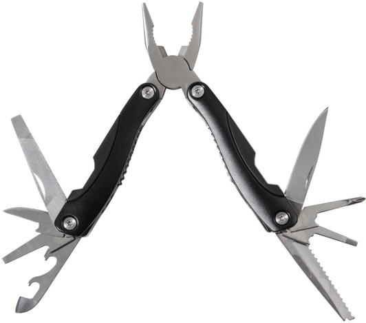 12-in-1 Multi Tool Stainless Steel Pocket Size Emergency Survival Work Camping