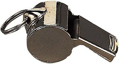 Metal Uniform Whistle with Lanyard Necklace, Silver Police Security Camping