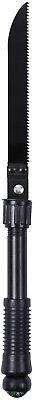 Black 5-In-1 Multi Purpose Camping Tool Emergency - Shovel Saw Axe Pick Compass