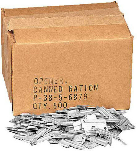 500 Pack P-38 Can Openers Wholesale US MIL-J-0837 Military P38 Army John Wayne