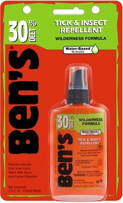 Ben's 30% Deet Tick & Insect Repellent Spray Pump 3.4 oz.