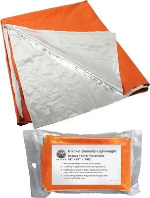 Orange & Silver Reversible Polarized Polarshield Survival Blanket