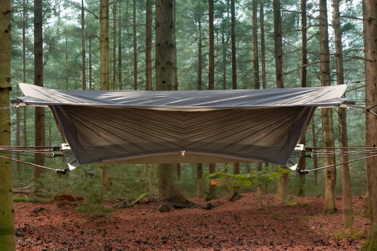 Woodland Camo Jungle Hammock Backyard Durable Waterproof Mesh Netting Tent Covered Hammock