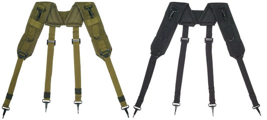 LC-1 H Style Suspenders Military Army Tactical Load Bearing Pistol Belt ALICE