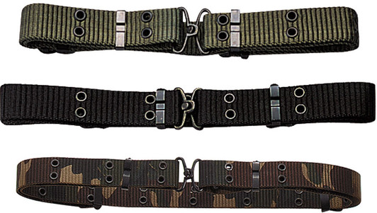 Mini Pistol Belt Metal Buckle 50" x 1.25" Military Army Tactical Camo Camping