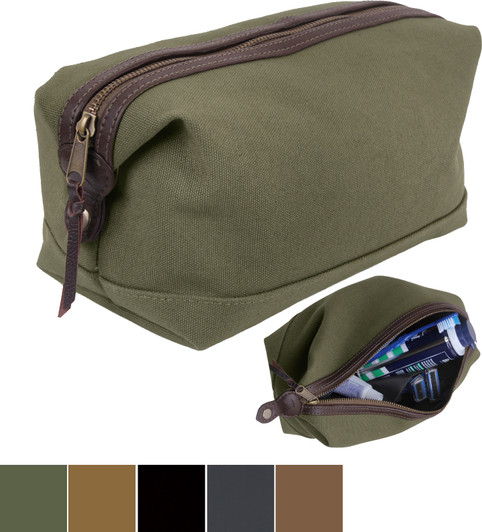 Travel Toiletry Bag Kit Case Compact Military Dopp Organizer Deluxe High Quality