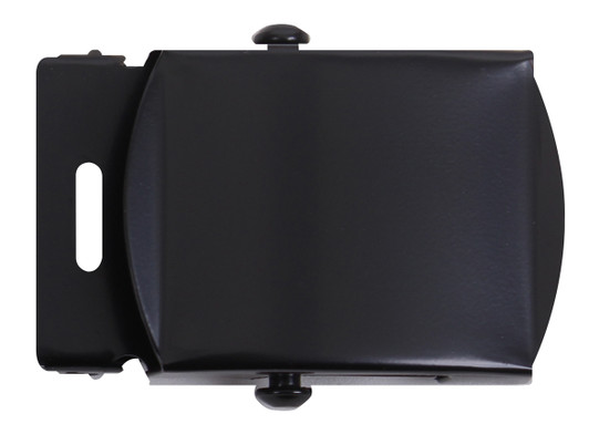 Black Web Belt Buckle