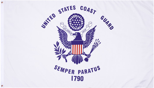 United States Coast Guard Semper Paratus 1790 US Coast Guard 3' x 5' Flag