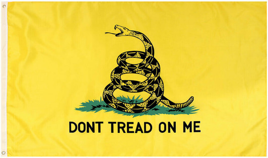 Dont Tread On Me Gadsen Snake Flag USMC Marines Outdoor Grommet Flag